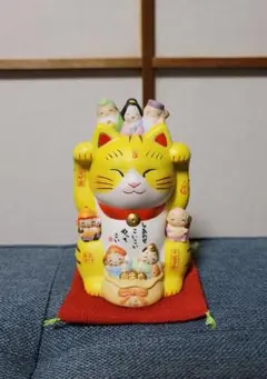 薬師窯 七福神招き猫