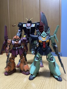 HG サイコガンダム RE/100 ディジェ MG マラサイ 塗装済品 ガンプラ 三体セット バンダイ Zガンダム