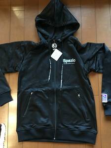 ◎Spazio(スパッツィオ) パーカートレーナー(M)　ブラック　タグ付新品