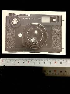 ライカ ”LEICA CL ” 超レア 1973年 パンフレットフランス語版 全６ページ