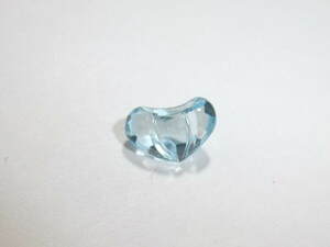 レア!綺麗!ブルートパーズbluetopaz 極上宝飾用カットルース 1.25ct 未使用　3　天然石カラーパワーストーン色々まとめて同梱可能 124-7