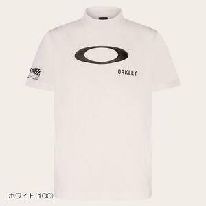 ★正規品★【新品】オークリー（OAKLEY) ELLIPSE LOGO MOCK【モックネックシャツ】半袖Tシャツ　FOA406524　カラーWHITE（100)　US/Lサイズ