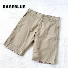 RAGEBLUE レイジブルー ハーフパンツ ベージュ系