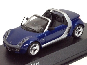 ■即決ミニチャンプス 1/43【スマート ロードスター 2003 (ブルーメタリック) 400032130 限定品