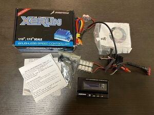 【XeRUN 120A ver2.1】 120A カー用 ブラシレス センサードタイプ　ESC アンプ ラジコン プログラムカード付