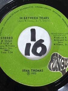 1973 スワンプ・ドッグ作制作 IRMA THOMAS IN BETWEEN TEARS EX 