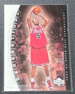 UPPER DECK NBA JALEN ROSE GENERATIONS