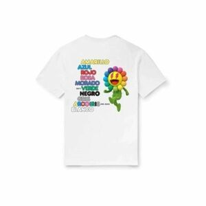 J Balvin x Takashi Murakami Tシャツ S ホワイト