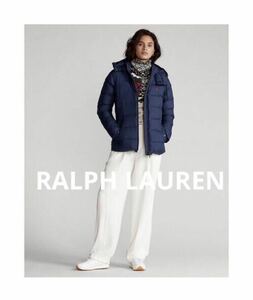 RALPH LAUREN ラルフローレン　ダウン　フード　ジャケット　コート　ネイビー　XS