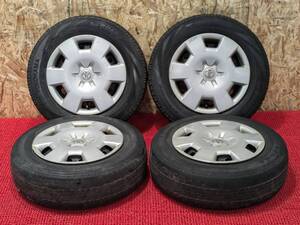 スチールホイール 14×5.5J PCD100 4H タイヤ違い ヨコハマ YOKOHAMA iceGUARD ファイアストーン FIRESTONE FR10 175/70R14 売切!!