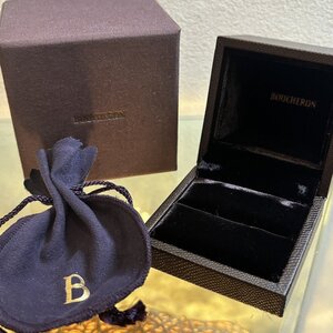 Ω大人気！憧れ！【BOUCHERON ブシュロン ジュエリーケース リング 指輪 アクセサリー 空箱 ボックス ブラウン】NA02674