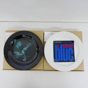 【1円】未使用 国内正規 2点セット WACKO MARIA×BLUE NOTE ワコマリア ブルーノート 23AW PLATE お皿 食器 プレート BLACK WHITE 黒 白