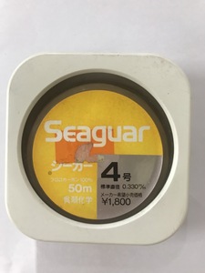 クレハ　シーガー　Seaguar　4号　50ｍ　クリア　1点　送料無料　L112