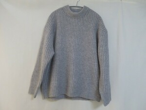 ザラ　ZARA　アルパカ混モックネットニット　ビッグシルエットセーター