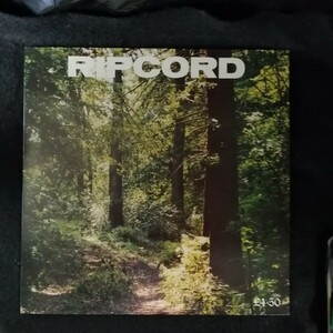 D04 中古LP 中古レコード　RIPCORD poetic justice RAGE 001 UK盤　スラッシュ　UKハードコア