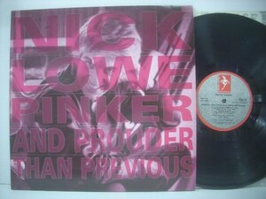 ■ 輸入UK盤 LP 　NICK LOWE / PINKER AND PRODUCER THAN PREVIOUS ニック・ロウ 1988年 DEMON RECORDS FIEND 99 ◇r50909