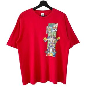 ■激レア■90s USA製 OLD GAP アニメ Tシャツ boy