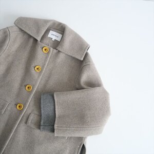 2022AW / ENFOLD エンフォルド / SQUARE COLLAR BOX COAT コート 36 / 300FA130-0870 / 2405-1182