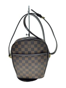 LOUIS VUITTON◆イパネマPM_ダミエ・エベヌ_BRW/PVC/BRW//