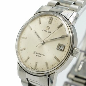 1円 稼働 OMEGA Seamaster オメガ シーマスター 600 手巻き デイト 3針 シャンパン系文字盤 腕時計 メンズ ヴィンテージ 376320240521