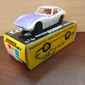 トミカ 黒箱 日本製 白・紫 イケダ特注 TOYOTA トヨタ 2000-GT No.5 1/60 JOY30