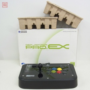 動作品 XBOX360 超本格派スティック型コントローラー リアルアーケードプロEX REAL ARCADE PRO.EX ホリ HORI 箱付【40