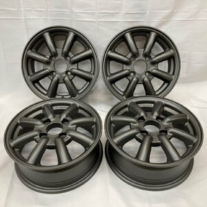 4本セット【在庫あり即納】RS Watanabe F8F TYPE 13×5J +40 4H-100 ブラック/13インチ ワタナベ アルミホイール