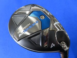 【中古】キャロウェイ 2024 PARADYM Ai SMOKE（パラダイムエーアイスモーク）ユーティリティ 4H（21°）【S】TENSEI Pro 1K Hybrid 80