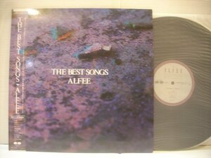 ● 帯付 ダブルジャケット LP アルフィー / ALFEE THE BEST SONGS 恋人達のペイヴメント シンデレラは眠れない 1985年 ◇r41014