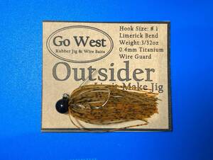 GoWest 【Outsider】スモラバ (3/32oz ・0.4mm チタンガード) Color:Burnt Pumpkin & Burnt Amber-18