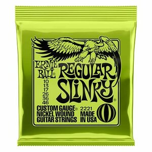 正規品 ERNIE BALL 2221 エレキギター弦 (10-46) REGULAR SLINKY レギュラー・ス