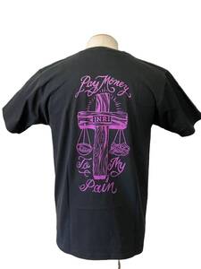 未使用 PAY MONEY TO MY PAIN 黒 INRI クロス Tシャツ L ライブ ツアー PTP xpv