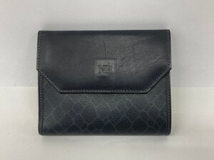 NINA　RICCI　ニナリッチ ジラフ柄 PVC×牛革 二つ折り 財布 ボックス型小銭入れ【DAATA006】