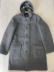 美品★ENGLAND製　SHIPS　内チェック　ダッフルコート　シップス　MADE IN ENGLAND 