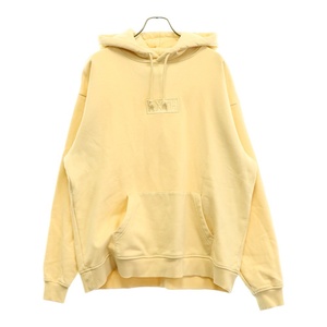 KITH キス Cyber Monday Hoodie サイバー マンデー ボックスロゴ スウェット プルオーバーパーカー ライトベージュ KHM030148