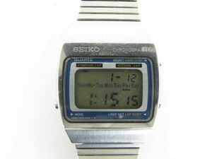 SEIKO　セイコー　メンズ腕時計　A229-5000　デジタル クオーツ　お洒落な　シルバーカラー　H06