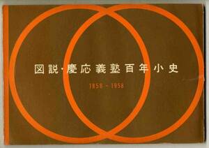 【d2494】1958年 図説・慶応義塾百年小史 1858-1958