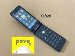 美品 G636 GRATINA 4G KYF39 SIMフリー ガラホ povo