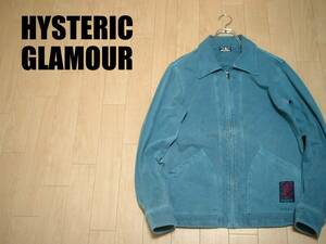 高級HYSTERIC GLAMOURサウンズシャツジャケットMメンズ正規02191CJ07ヒステリックグラマーHYSスポジャケカバーオールブルゾン