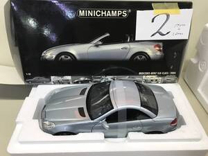 PMA 1/18　BMW　メルセデス SLK-CLASS　2004　ムーバブル・ルーフ　極上品　最後のブツです　前回26500でした　同梱歓迎《群馬発》