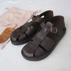 ☆新品 VASCO レザーサンダル BLACK (L) / VS-104L / LEATHER GURKHA SANDAL