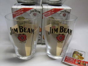 JIM BEAM オリジナルグラス 2個セット