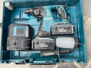 動作良好！マキタ makita 36V 充電式ハンマドリル HR262D 充電池2個付き　送料無料