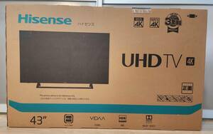 ハイセンス 43V型 4K内蔵液晶テレビ 43E6800