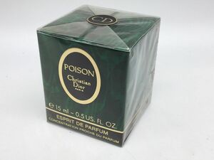 0601-219MK⑦23433 佐川　香水 未開封品 Christian Dior クリスチャンディオール POISON ポイズン 15ml パルファム