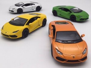 お得な4色コンプリートセット　1/36　ランボルギーニ ウラカン LP 610-4 カラー ミニカー 車 Lamborghini Huracan スーパーカー 外車 輸入