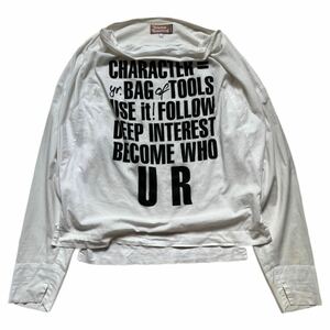 希少 17AW Vivienne Westwood “CHARACTER” deformation long-sleeve tops archive collection Seditionaries Malcolm Mclaren Wolrds End