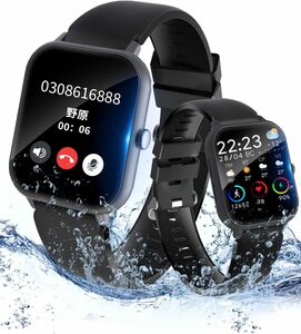 【新品送料無料】 スマートウォッチ 通話機能付き 1.85インチ大画面 Smart Watch IP68防水 通知 長持ちバッテリー Android/iPhone対応 a58