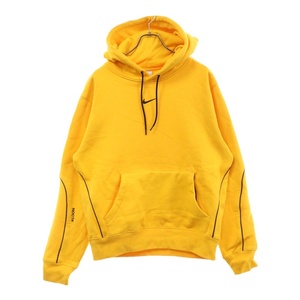 ナイキ 20AW ×DRAKE NOCTA NRG AU HOODIE UNIVERSITY GOLD DA3920-739 ドレイクノクタ スウェットプルオーバーパーカー フーディ イエロー