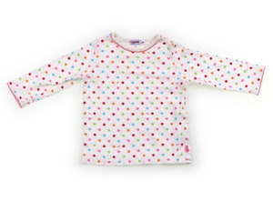 ミキハウス miki HOUSE Tシャツ・カットソー 70サイズ 女の子 子供服 ベビー服 キッズ